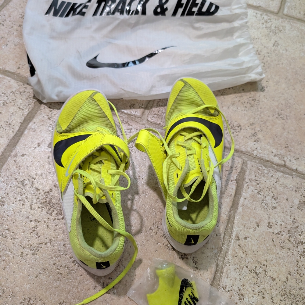 Nike Kids Sneakers - Neon Yellow and White